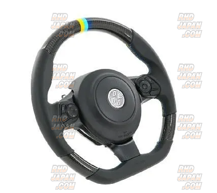 Trust Greddy Steering Wheel Black Carbon / Leather Greddy Stitch - BRZ ZC6 ZD8 86 ZN6 ZN8